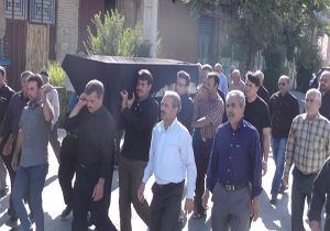 تشیع پیکر مادر شهید فتحی در بهمن