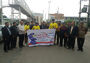 رکاب زنی دوچرخه سواران از بندرترکمن تا بندرآستارا