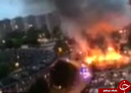 به آتش کشیده شدن ۸۰ خودرو در سوئد بوسیله افرادی ناشناس+ تصاویر