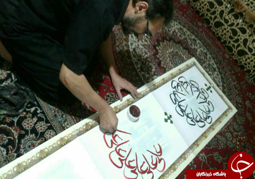 کتابت با همه ناخن&zwnj;های انگشتان دست راست + تصاویر