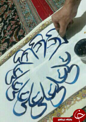 کتابت با همه ناخن&zwnj;های انگشتان دست راست + تصاویر