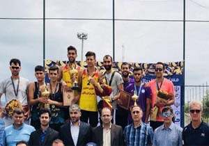 عنوان سومی تیم والیبال ساحلی جوانان هرمزگان