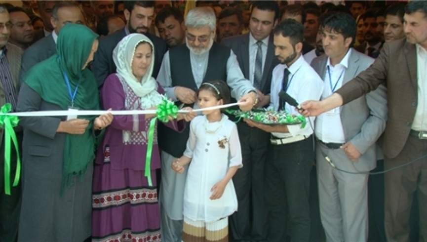 وزیر زراعت افغانستان سه طرح کشاورزی را در بادغیس افتتاح کرد