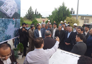 بازدید وزیر نیرو از تصفیه خانه فاضلاب شهر ساری