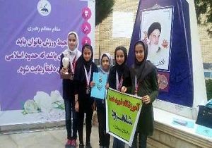 قهرمانی دانش آموزان شاهرودی در مسابقات بدمینتون دختران