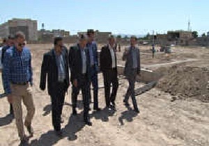 بازدید مسئولان از روند ساخت دفتر خبری در شاهرود