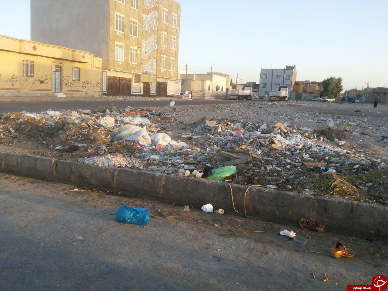 چهره ناخوشایند زباله در خیابان&zwnj;های زاهدان + فیلم و تصاویر