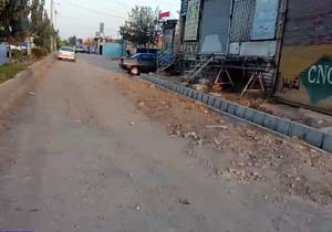 کمبود روکش آسفالت معابر در شهرک شریفیه + فیلم