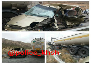نجات معجزه آسای دو کودک از تصادف سهمگین
