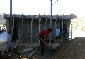 احداث وضوخانه مسجد روستای آبچنار لردگان