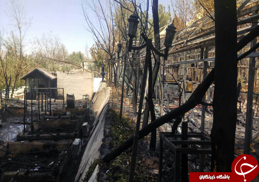 آتش بیخ گوش هتل چمران