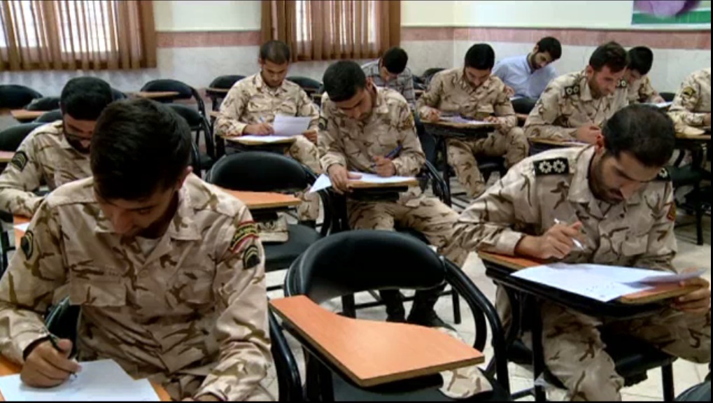 برگزاری آزمون مهارت آموزشی کارکنان سرباز سپاه امیرالمومنین استان ایلام