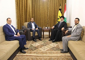 دیدار مبارزان یمنی با سید حسن نصرالله
