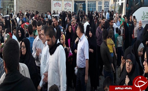 بازگشت بیست ششمین کاروان ۱۵۰ نفری پیاده امام رضا (ع) بافق+تصویر