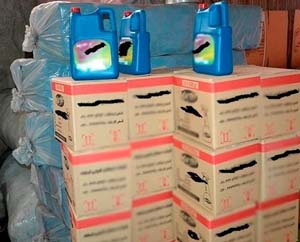 کشف مواد شوینده قاچاق به ارزش بیش از ۲ میلیارد ریال