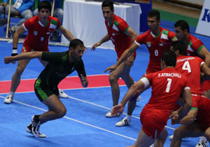 نخستین برد کبدی ایران در روز درخشش معین نبی بخش