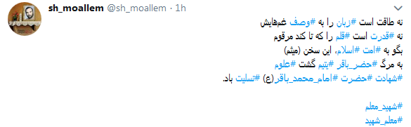 کاربران به مناسبت شهادت امام محمد باقر از او نوشتند+ تصاویر
