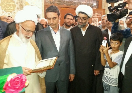 افتتاح روضه منوره آستان مقدس امامزاده محمد عابد (ع) اراک