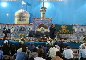 حضور خدام آستان قدس رضوی در بافق