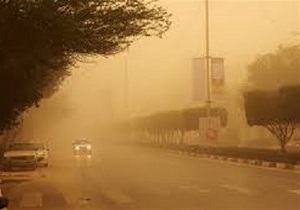 غلظت گرد و غبار در زابل به حد هشدار رسید