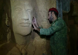 تبدیل تونل احداث شده توسط تروریست‌ها به موزه هنری + فیلم
