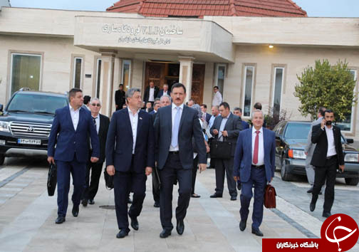 هیات ۴۰ نفره از ولگاگراد روسیه صبح امروز  وارد مازندران شد +تصاویر