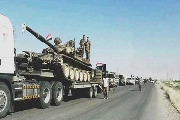 محاصره عناصر داعش را در بادیه سویداء توسط ارتش سوریه