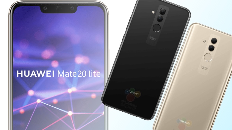 رندرهای Mate 20 Lite رازهای دوربین و باتری آن را مشخص کردند