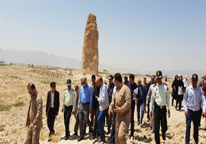 بازدید رئیس سازمان میراث&zwnj;فرهنگی از محور ساسانی فارس