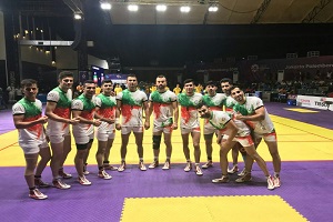 سومین برد ملی پوشان کبدی ایران در جاکارتا