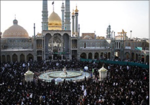 برگزاری مراسم روح بخش عرفه در حرم بانوی کرامت(س)