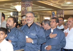 غبارروبی ضریح مطهر کریمه اهل بیت(س)