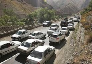 ترافیک در محورهای هراز و کندوان سنگین و پرحجم است