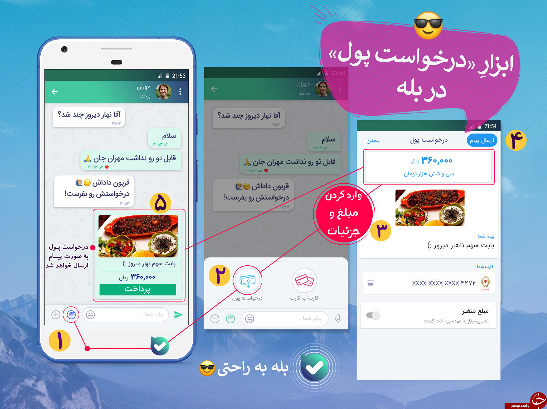 بله