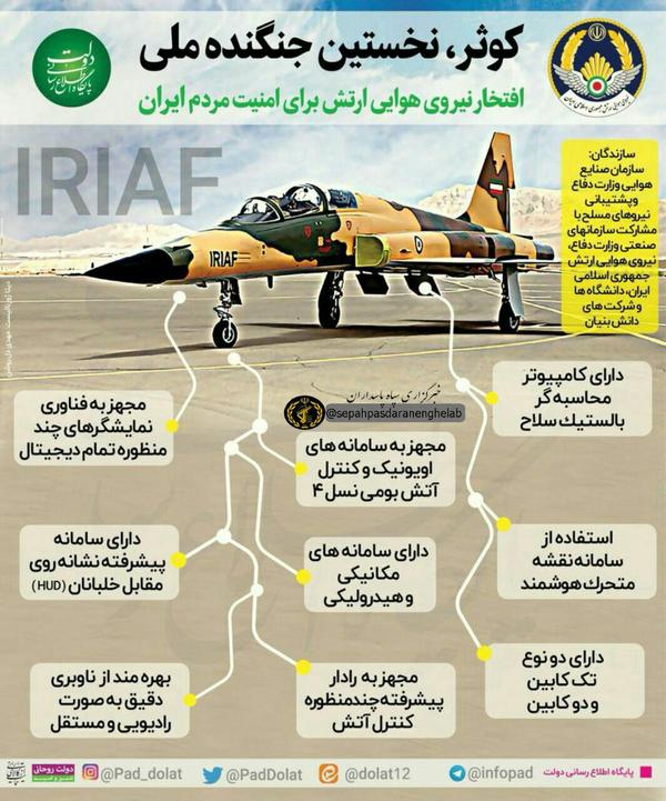 نخستین جنگنده ملی چه مشخصاتی دارد؟+اینفوگرافیک