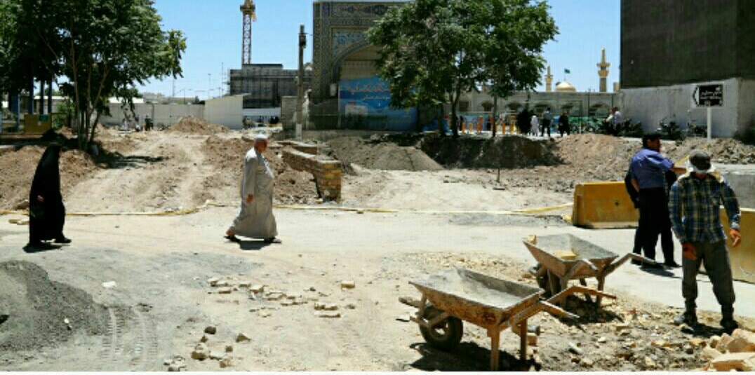 پیشرفت ۶۰ درصدی «ره باغ طوبی» در جوار حرم مطهر رضوی