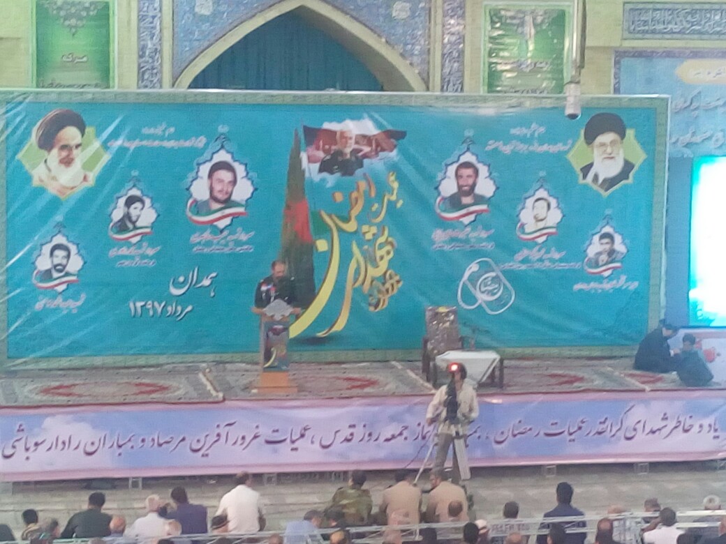 اغاز مراسم یادواره شهدا عملیات رمضان با حضور سردار سرلشکر قاسم سلیمانی