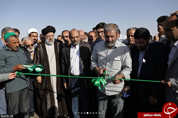 حضور رئیسی در بین مردم روستای محروم کلاته منار +تصاویر