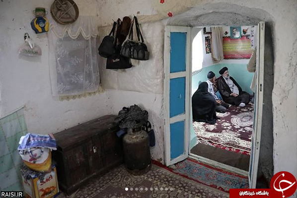حضور رئیسی در بین مردم روستای محروم کلاته منار +تصاویر