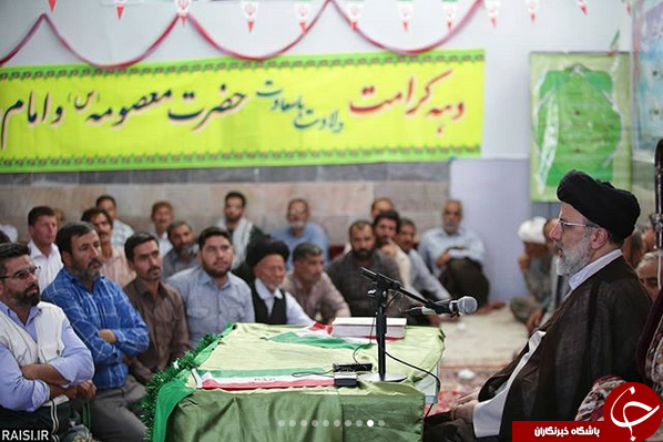 حضور رئیسی در بین مردم روستای محروم کلاته منار +تصاویر