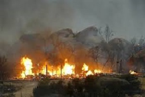 گسترش آتش سوزی در اروپا و آمریکای شمالی + فیلم