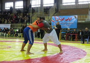 ‍ مسابقات کشتی سنتی گورش در گلستان