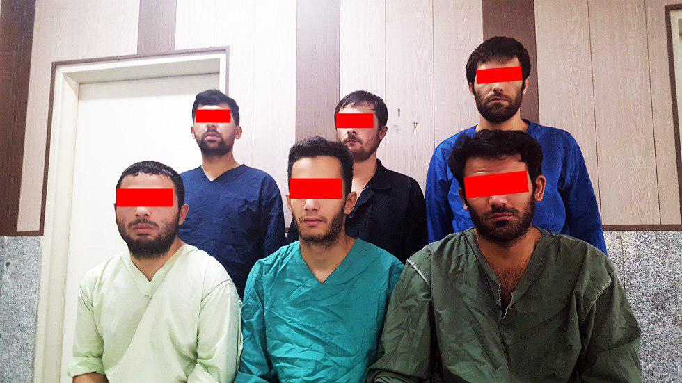 گروه 6 سارق خشن منهدم شد + عکس