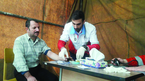 ویزیت بیماران روستایی با هزینه شخصی