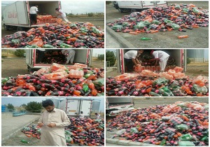کشف و معدوم سازی بیش از ۸۴ تن مواد غذایی فاسد درایرانشهر
