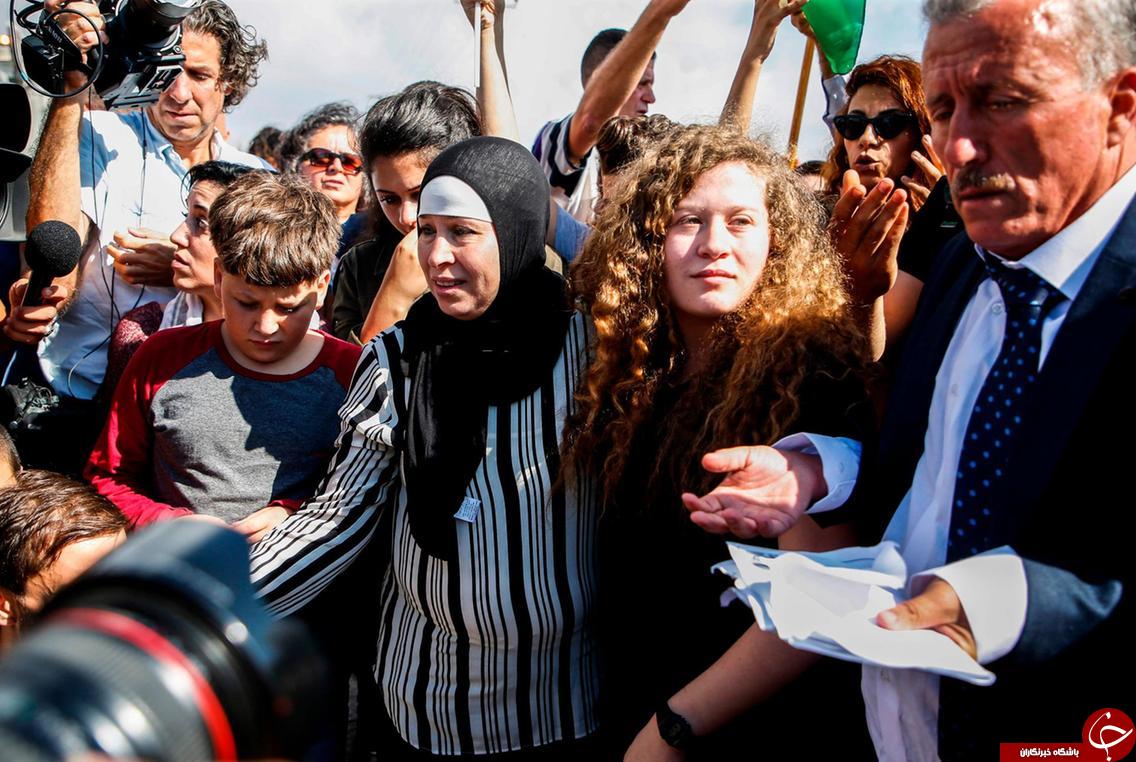 نماد مقاومت نوجوانان فلسطینی از زندان رژیم صهیونیستی آزاد شد+ فیلم و تصاویر