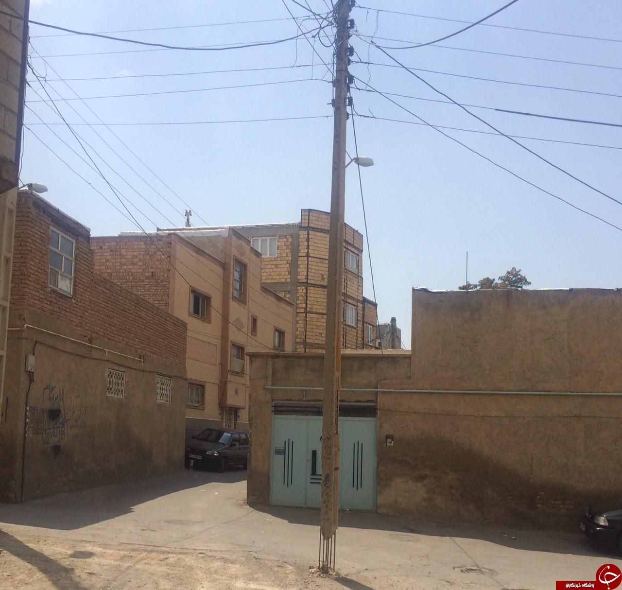 تیربرق در وسط خیابان! + فیلم