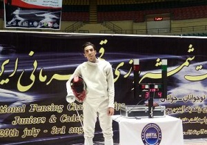 شمشیرباز اردبیلی مدال طلای مسابقات قهرمانی کشور را کسب کرد
