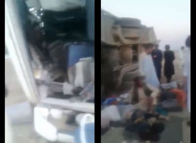 48 کشته و زخمی در انفجار یک موتر مسافربری در ولایت فراه