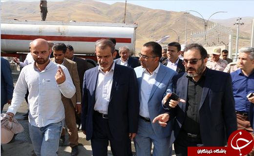 بازدید مشاور،معاون اول رئیس جمهور از پایانه مرزی تمرچین+تصاویر